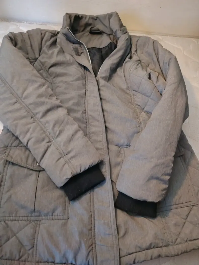 Chaqueta acolchada gris para mujer Janina - 2