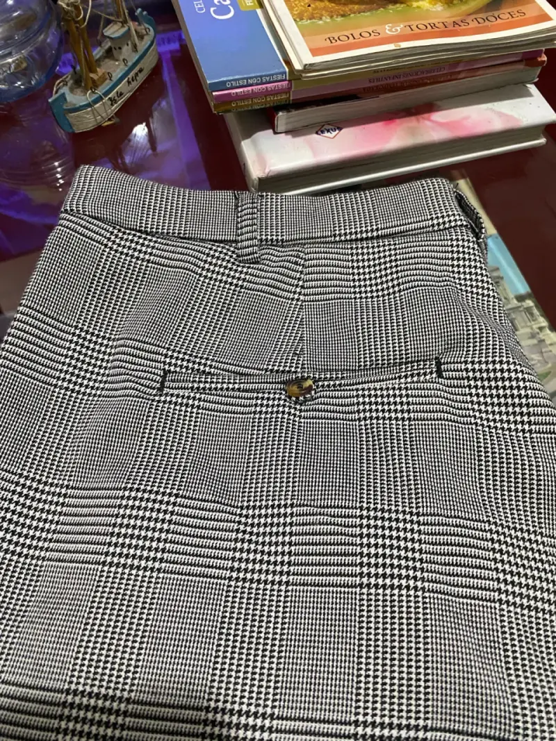 Pantalones de vestir a cuadros Alaniz talla 44 - 2