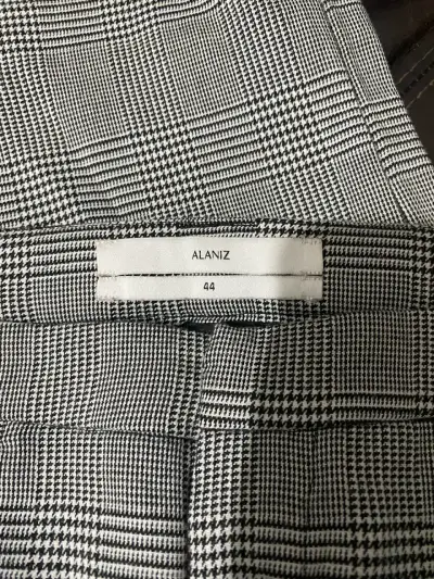 Pantalones de vestir a cuadros Alaniz talla 44 - miniatura 3