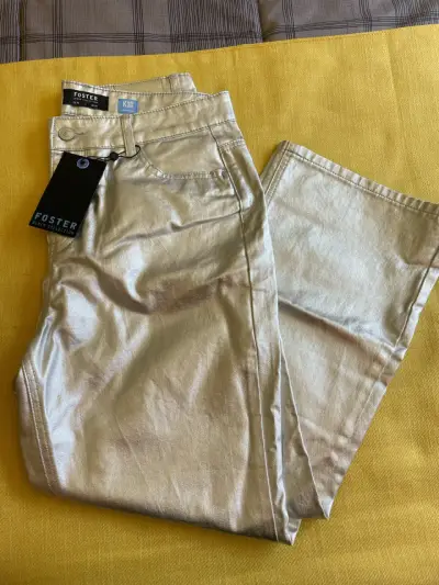 Pantalones Foster plateados - miniatura 1
