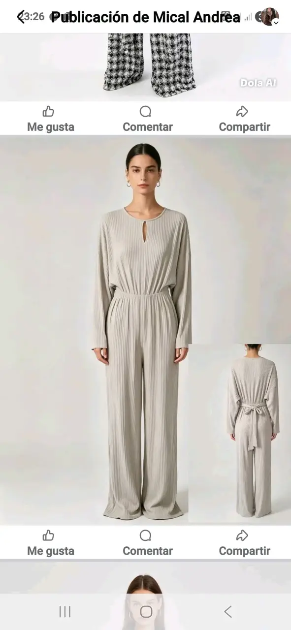 Enterito plisado gris elegante