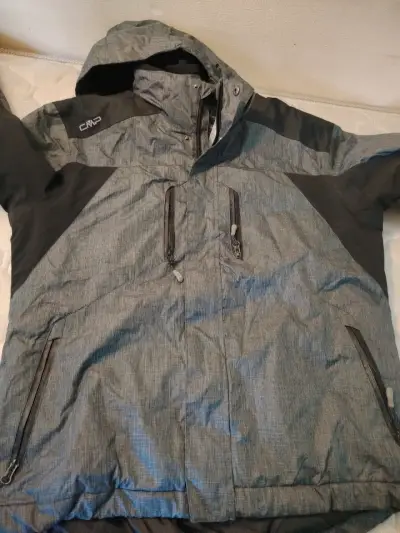 Chaqueta impermeable CMP gris con capucha - miniatura 1