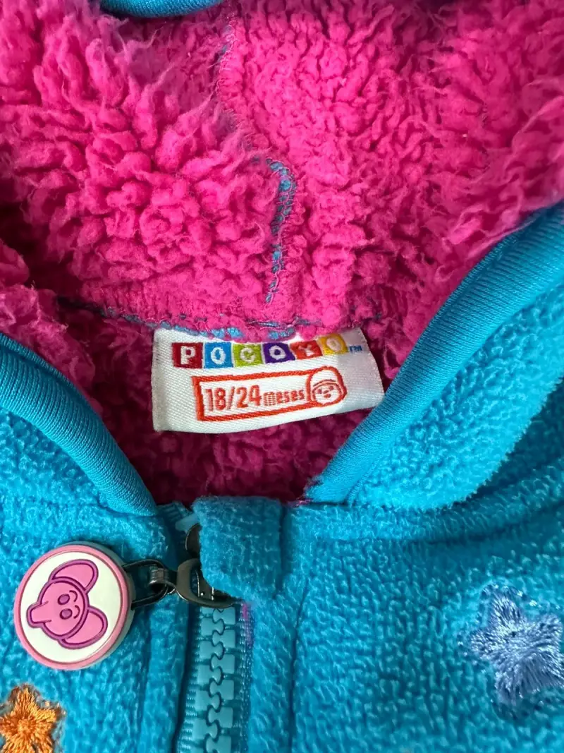 Chaqueta polar azul para bebé Pocoyo 18-24 meses - 2