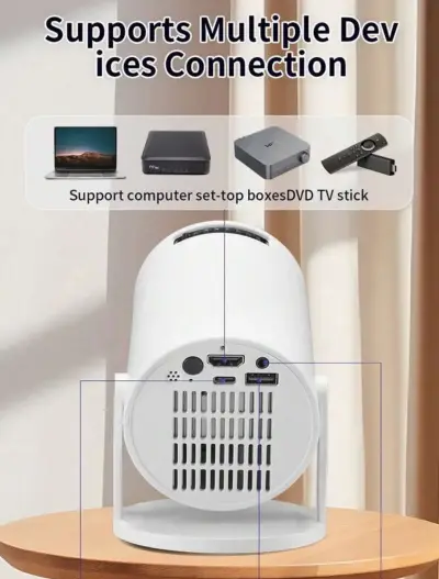 Proyector Portátil 1080P Full HD WiFi - miniatura 2