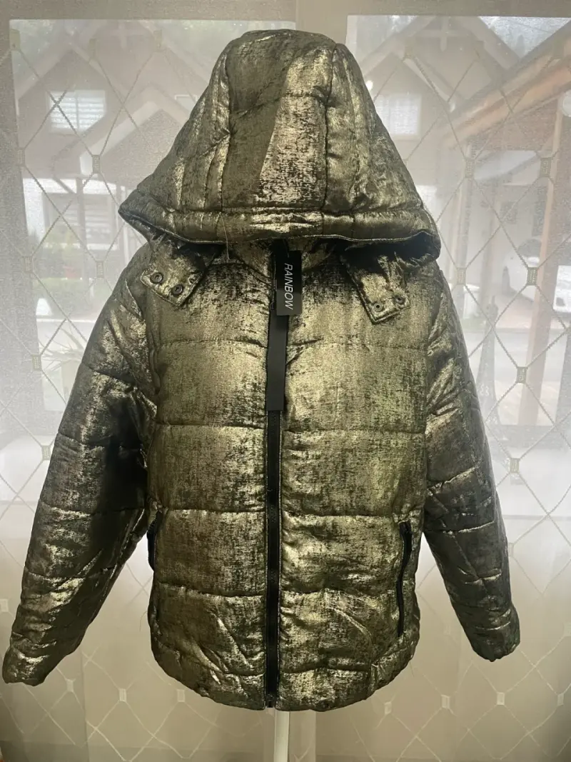 Chaqueta metalizada dorada - 2