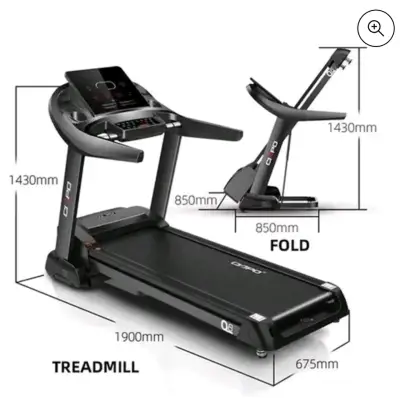 Caminadora eléctrica BodyTrainer Runner 600 plegable - miniatura 1