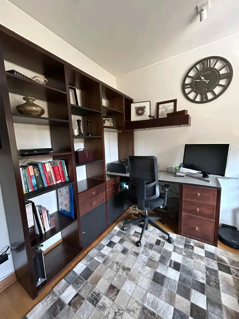 Escritorio de Oficina con Estantería de Madera - 3