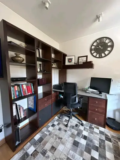 Escritorio de Oficina con Estantería de Madera - miniatura 5
