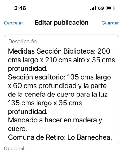 Escritorio de Oficina con Estantería de Madera - miniatura 6