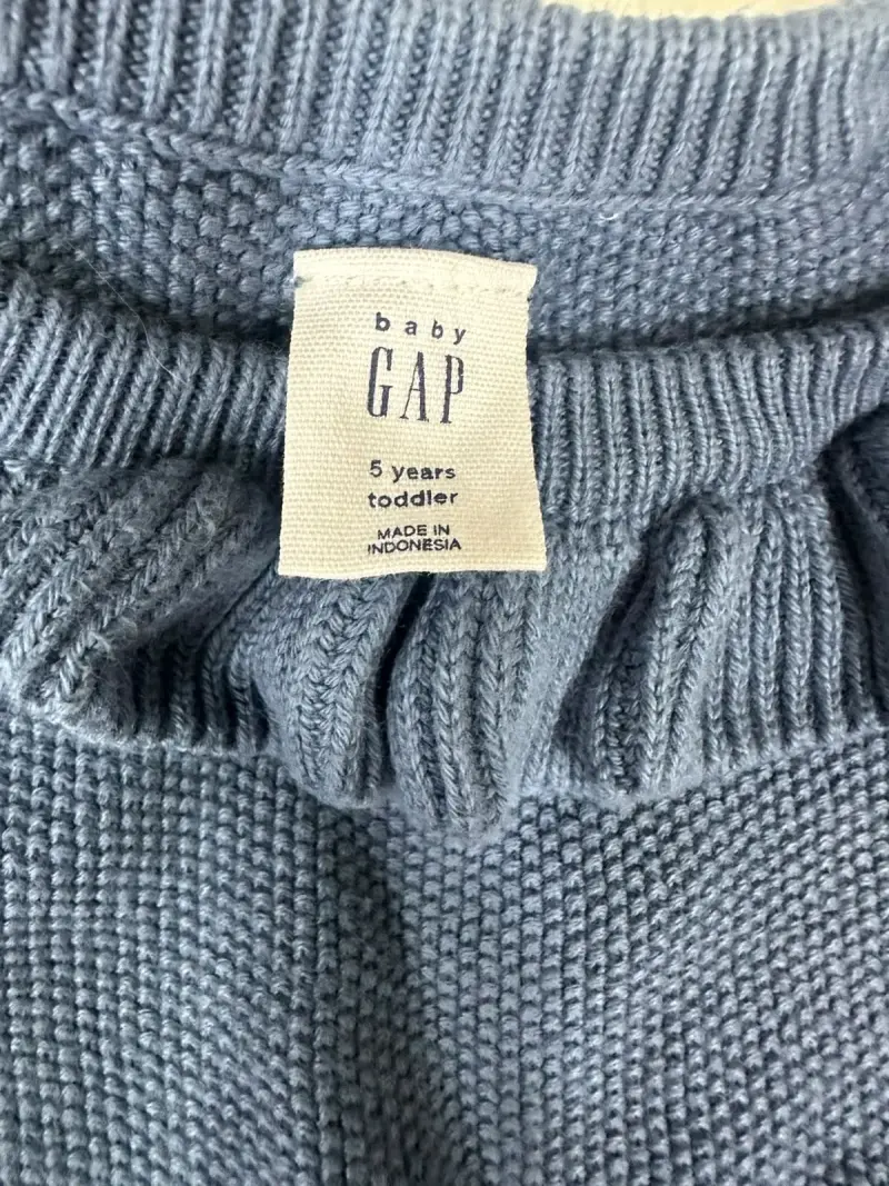 Suéter azul para niño Baby Gap 5 años - 2