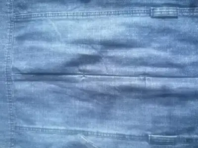 Chaqueta de mezclilla azul para mujer - miniatura 5