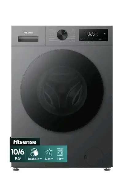 Lavadora Secadora Hisense 10/6 Kg Carga Frontal - miniatura 1