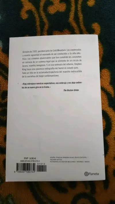 Libro 'La Milla Verde' de Stephen King - miniatura 2