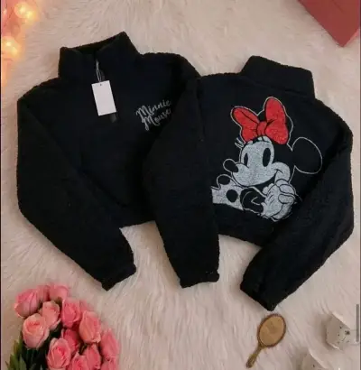 Polerón de felpa Minnie Mouse para mujer - miniatura 1