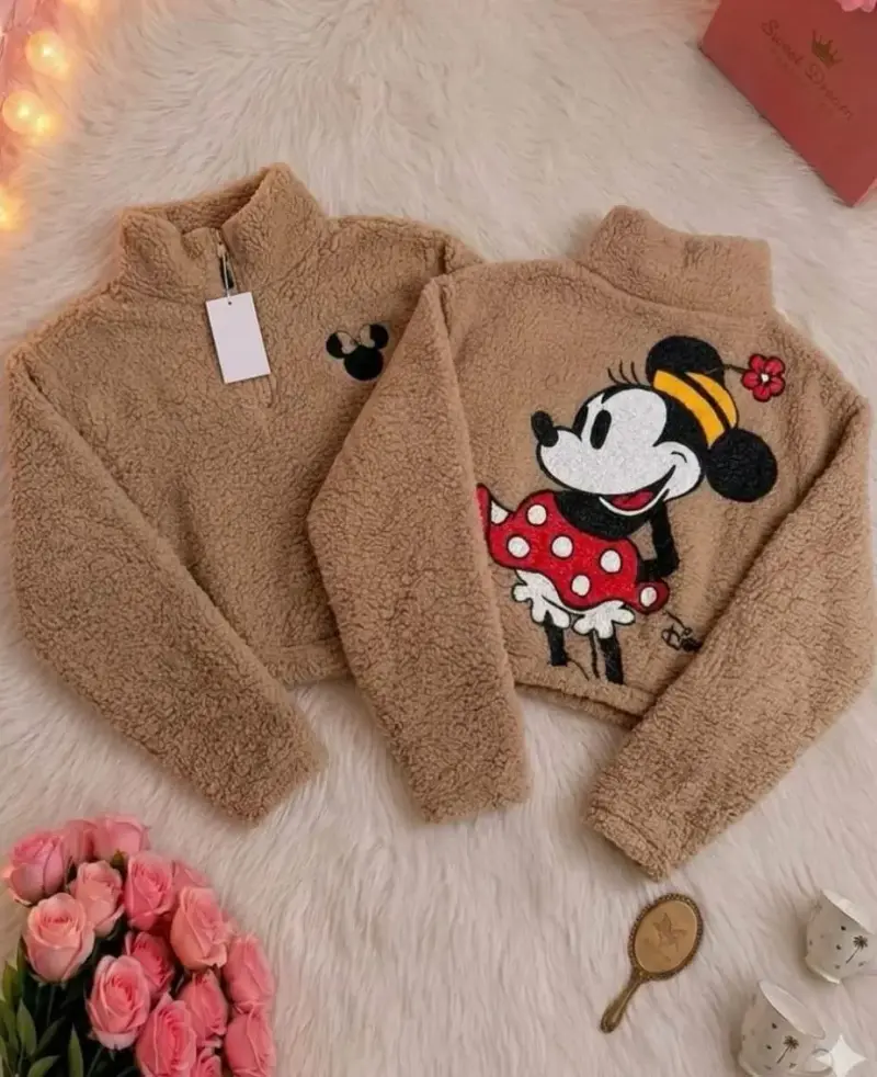 Polerón de felpa Minnie Mouse para mujer - 2