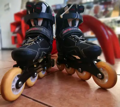 Patines en línea Seba negros con ruedas amarillas - miniatura 2