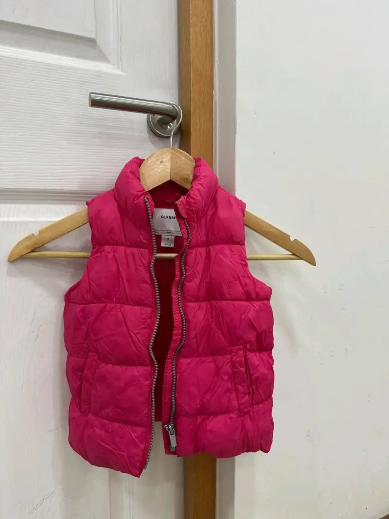 Chaleco sin mangas para niña Old Navy rosa - 1