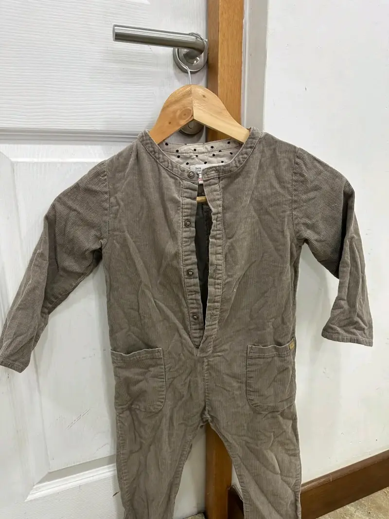 Enterito de pana gris para niña Zara BabyGirl - 1