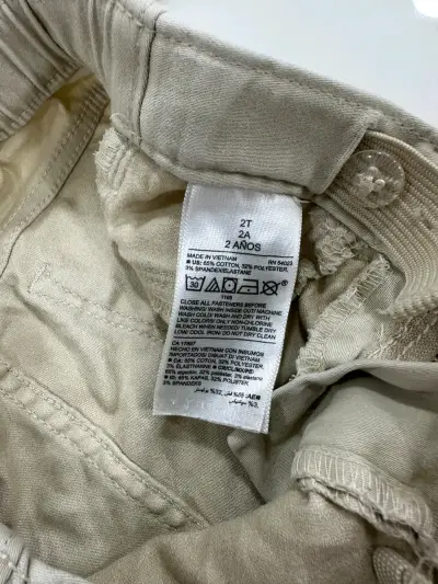 Pantalones cargo beige para niña  Old Navy - miniatura 3