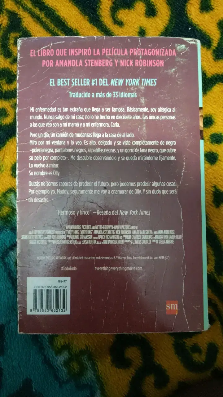 Libro Todo, Todo de Nicola Yoon - 2