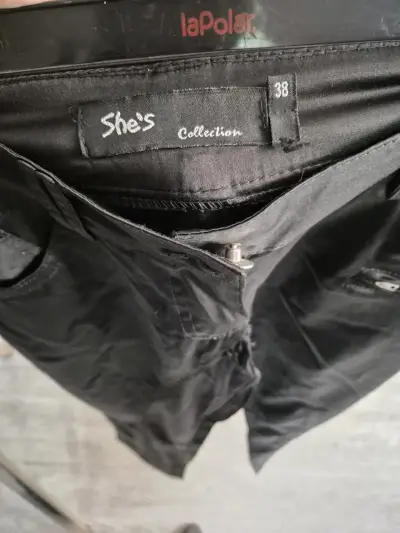 Pantalones negros She's Collection talla 38 - miniatura 1