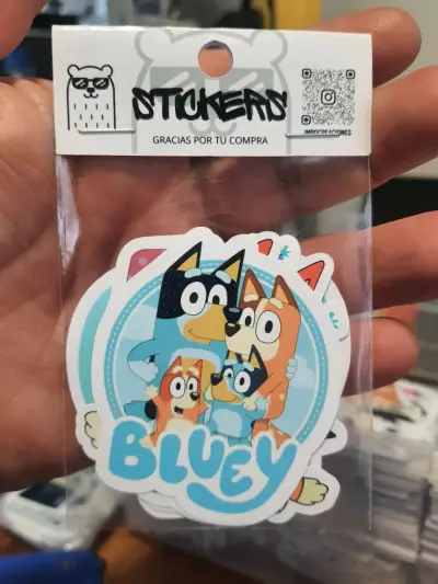 Set de Stickers Bluey para Niños - miniatura 1