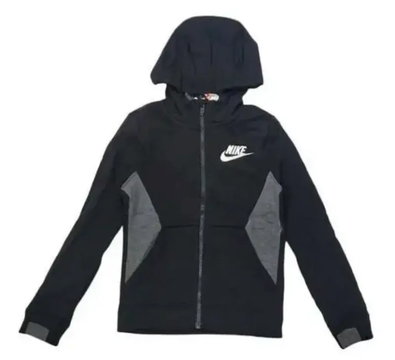 Polerón con capucha Nike negro para niños - 1