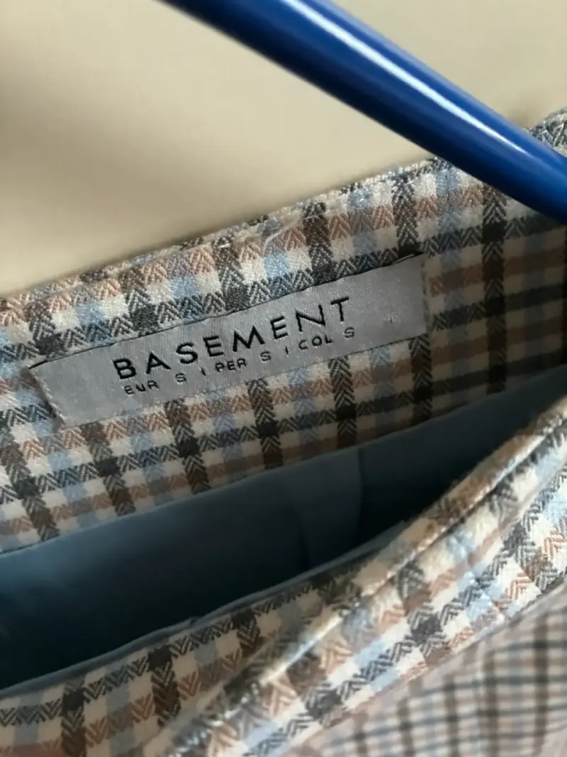 Falda a cuadros Basement talla S - 2