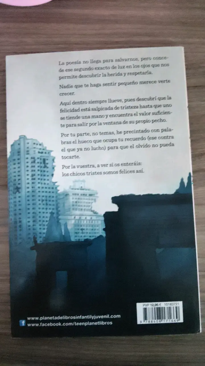 Libro 'Aquí Dentro Siempre Llueve' de Chris Pueyo - 2