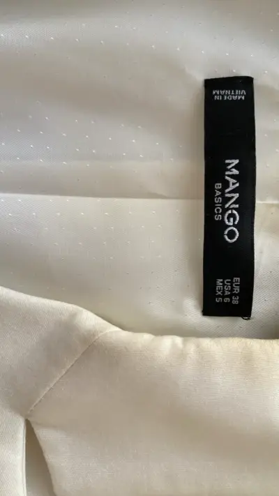 Blazer blanco elegante Mango Basics - miniatura 2