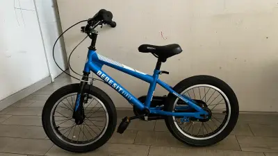 Bicicleta infantil azul Bebesit aro 16 - miniatura 1