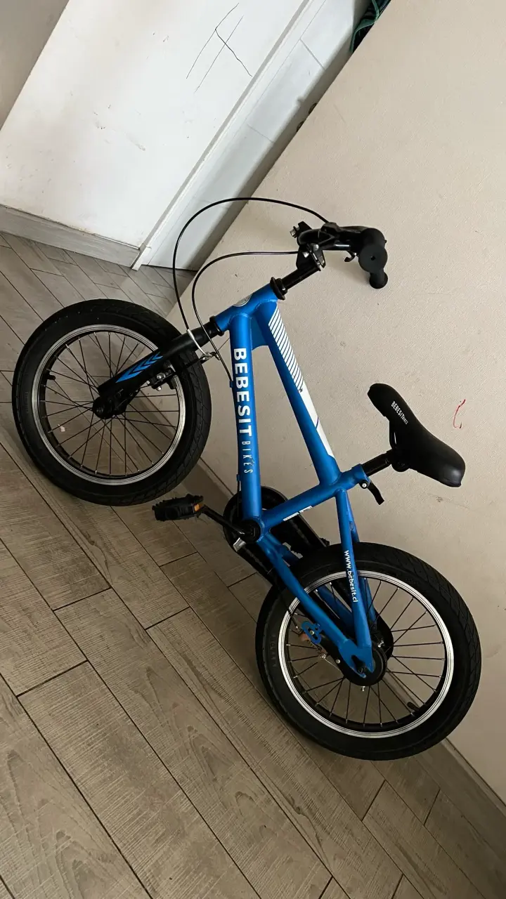 Bicicleta infantil azul Bebesit aro 16 - 2