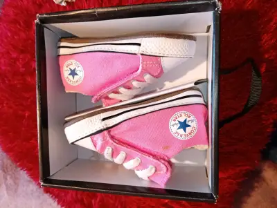 Zapatillas rosadas para bebé Converse All Star - miniatura 2