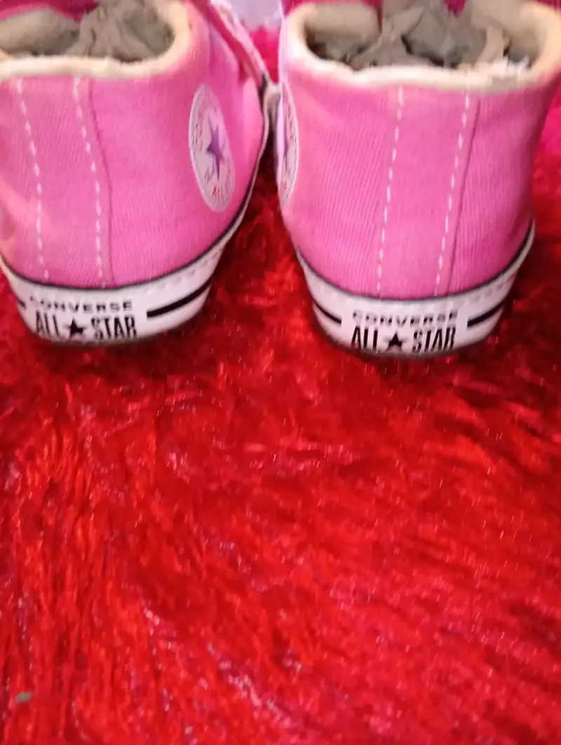 Zapatillas rosadas para bebé Converse All Star - 4