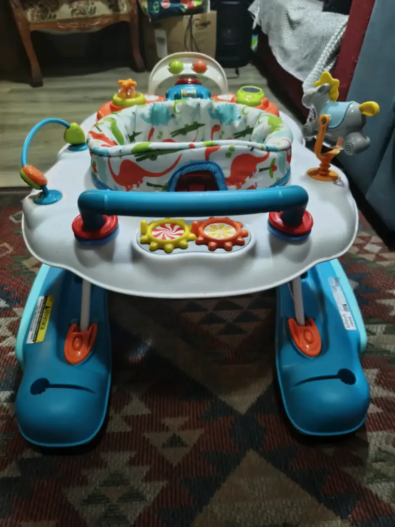 Andador de bebé con juguetes interactivos 5 en uno - 3