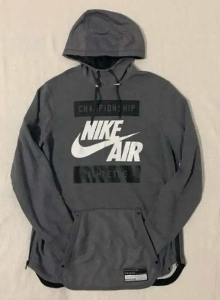 Polerón con capucha Nike Air gris - 1