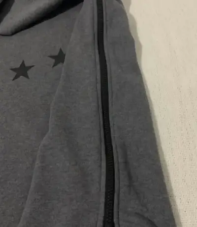 Polerón con capucha Nike Air gris - miniatura 2