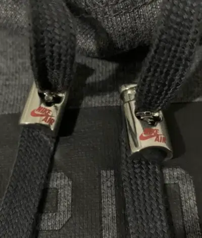 Polerón con capucha Nike Air gris - miniatura 4