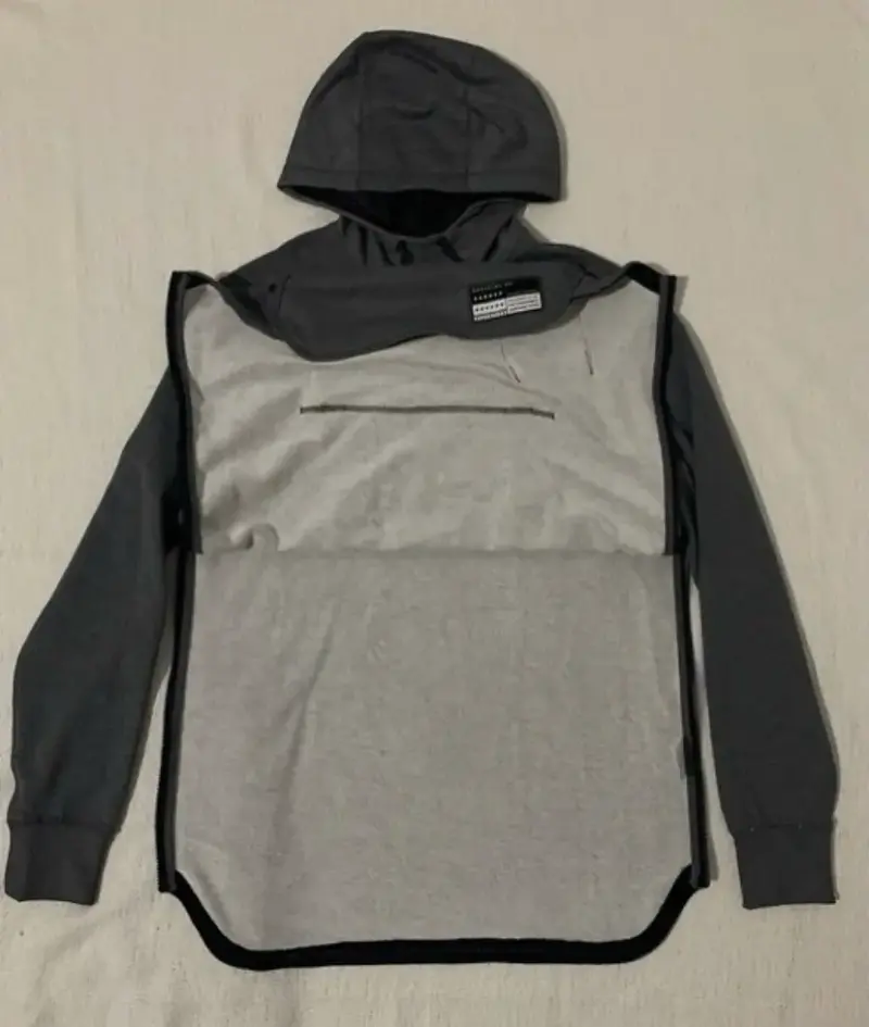 Polerón con capucha Nike Air gris - 6