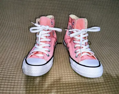 Zapatillas Converse All Star rosadas de lona - miniatura 1