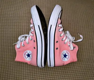 Zapatillas Converse All Star rosadas de lona - miniatura 3