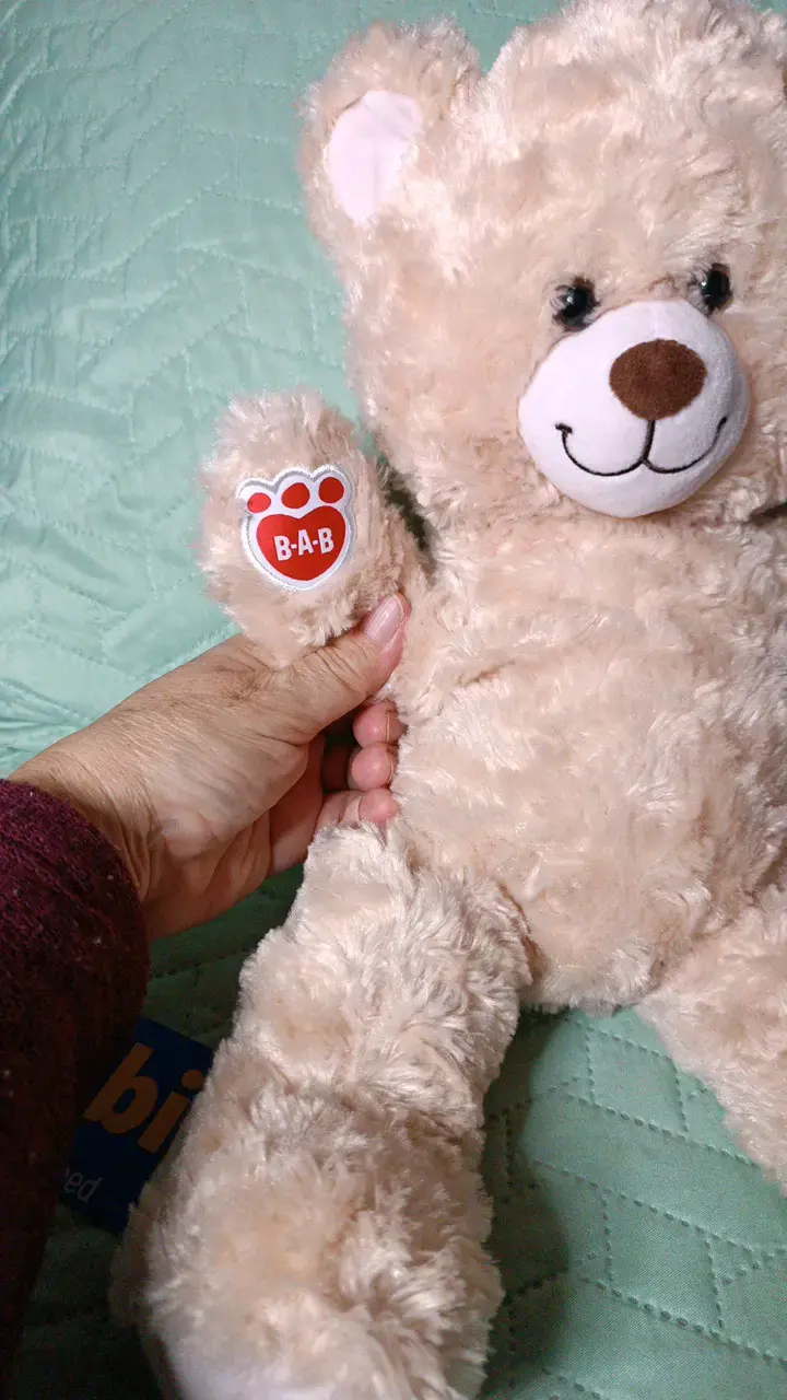 Osito de peluche beige BAB Build-A-Bear - 5