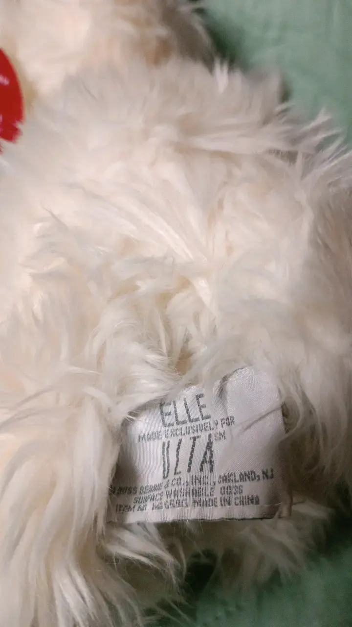 Peluche perro blanco Make-A-Wish suave - 2