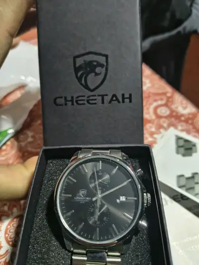 Reloj Cheetah Chronograph Plateado para Hombre - miniatura 3