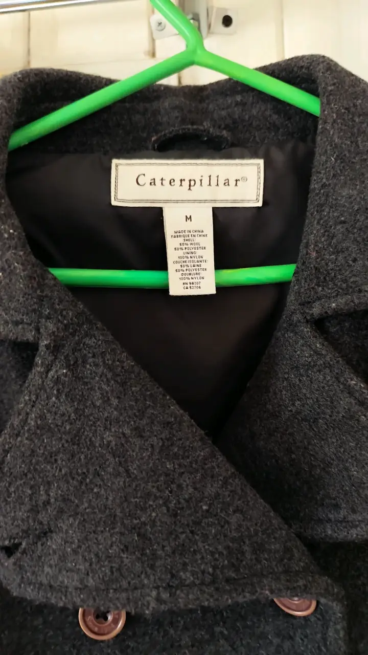 Abrigo gris oscuro Caterpillar para hombre - 2