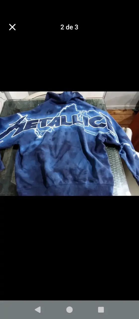 Polerón azul Metallica H&M oversized - 2