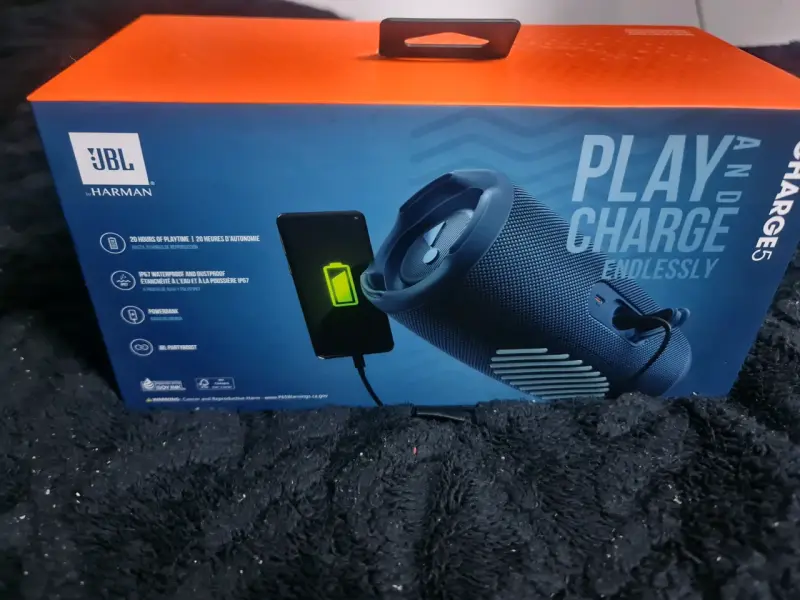 Parlante Bluetooth JBL Charge 5 Impermeable - 5
