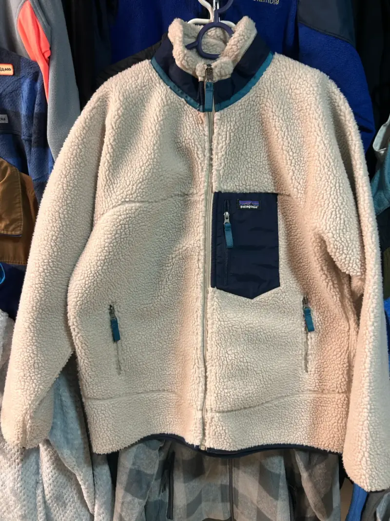 Chaqueta Polar Hombre Patagonia Retro-X Beige - 1
