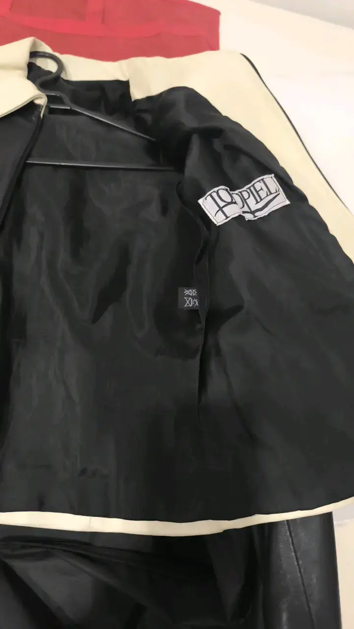Chaqueta de cuero bicolor Todopielpara mujer - 2
