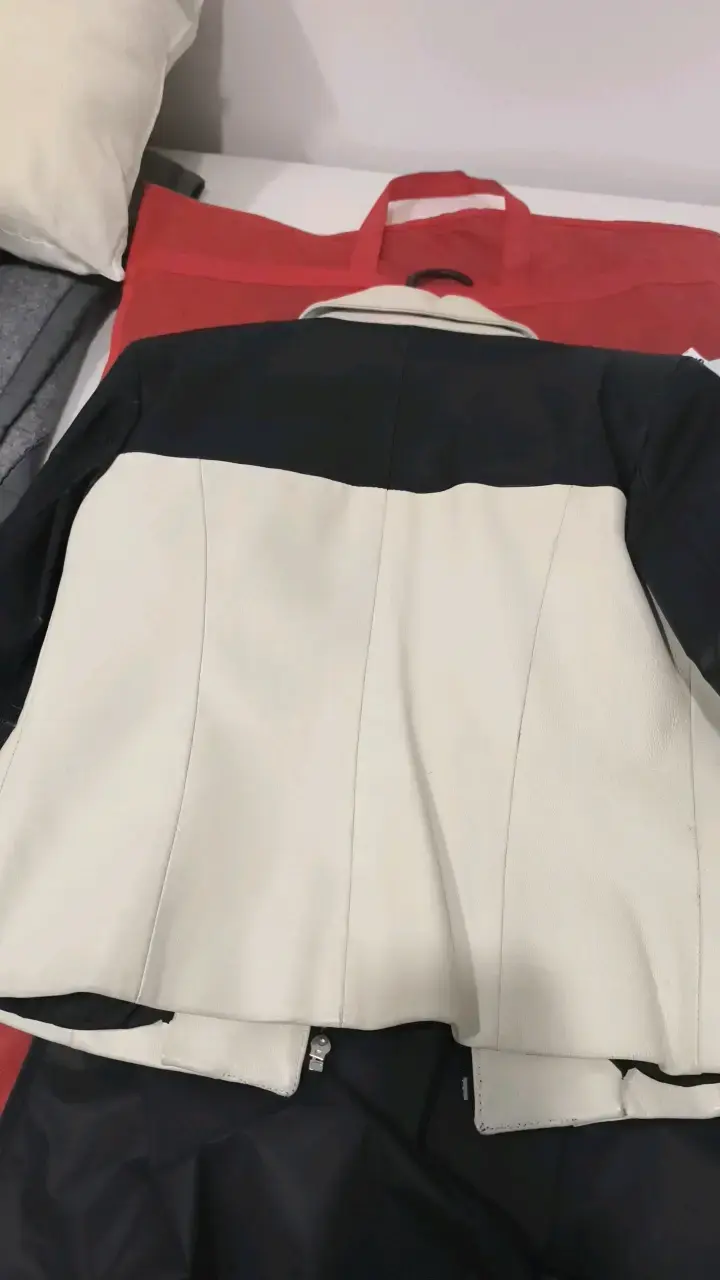 Chaqueta de cuero bicolor Todopielpara mujer - 3
